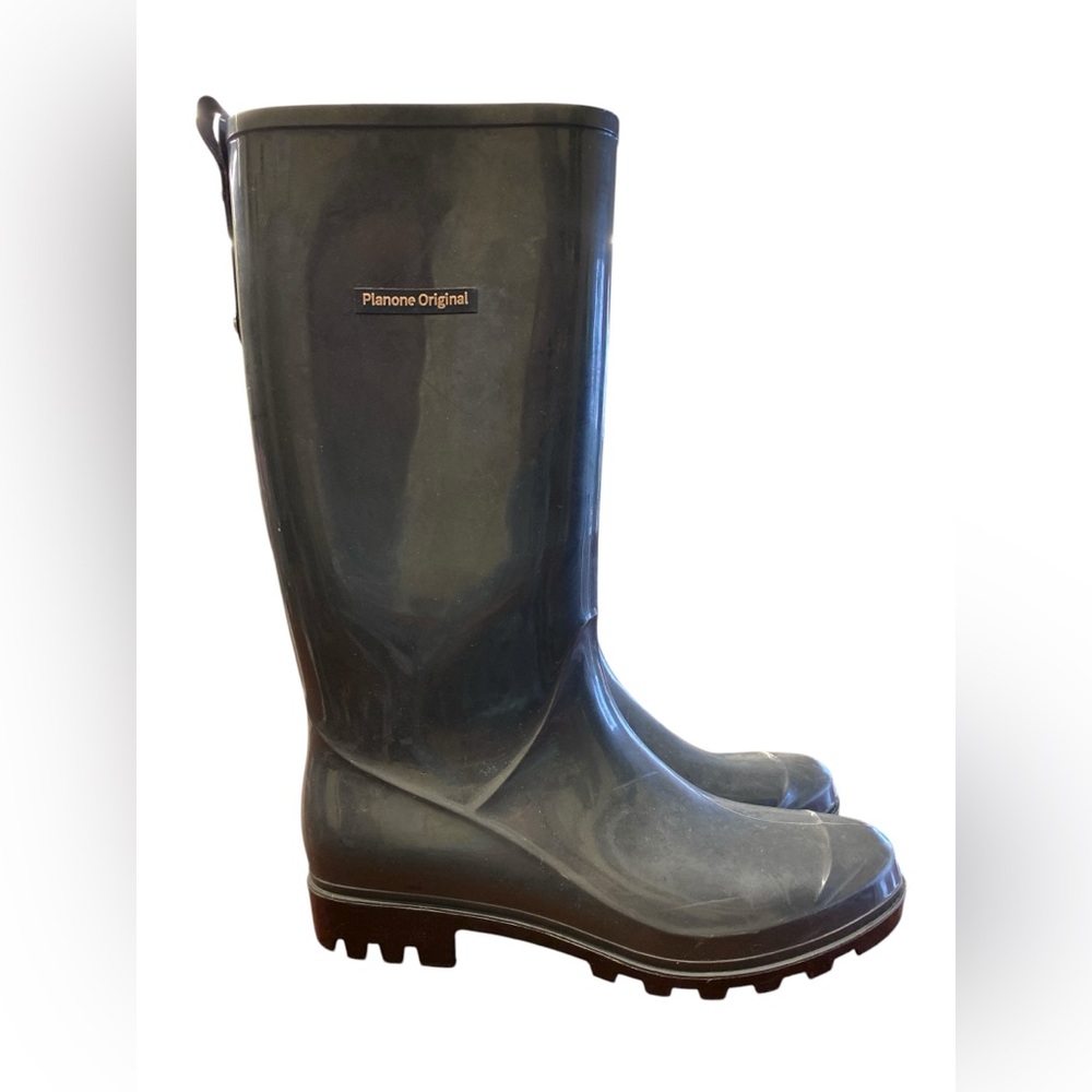 Women's Gray Rain Boots